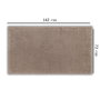 Mijölnir Toalla de Baño 100% Algodón Marrón 76 x 142 cm